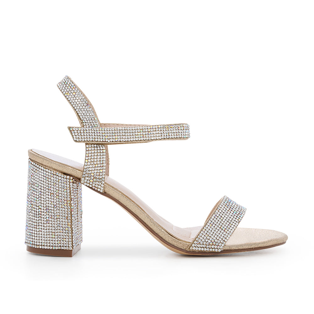 Wholesale Wedding Heels Ankle Strap Low shoes De Blossom