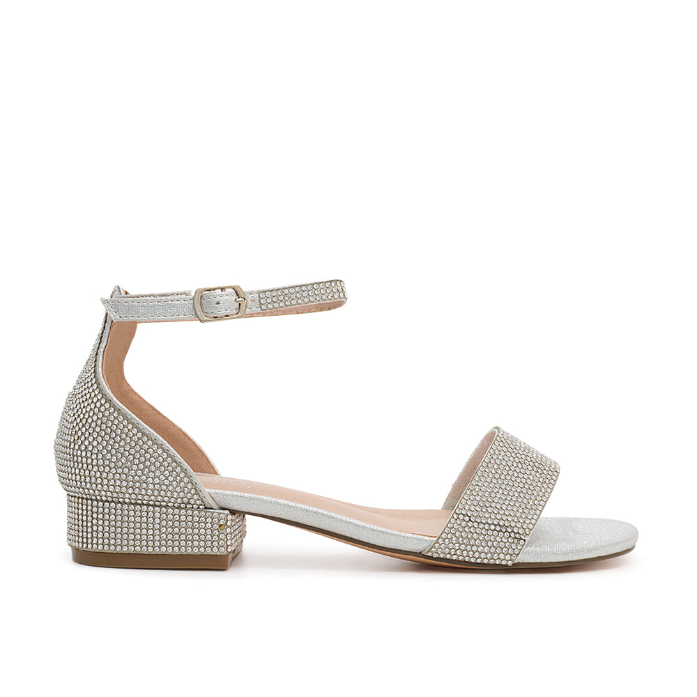 Wholesale Wedding Bridal Shoe Flat Ankle Strap| De Blossom