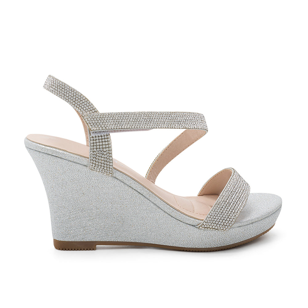 Wholesale Prom Shoes Dress Sparkle Wedge De Blossom Footwear