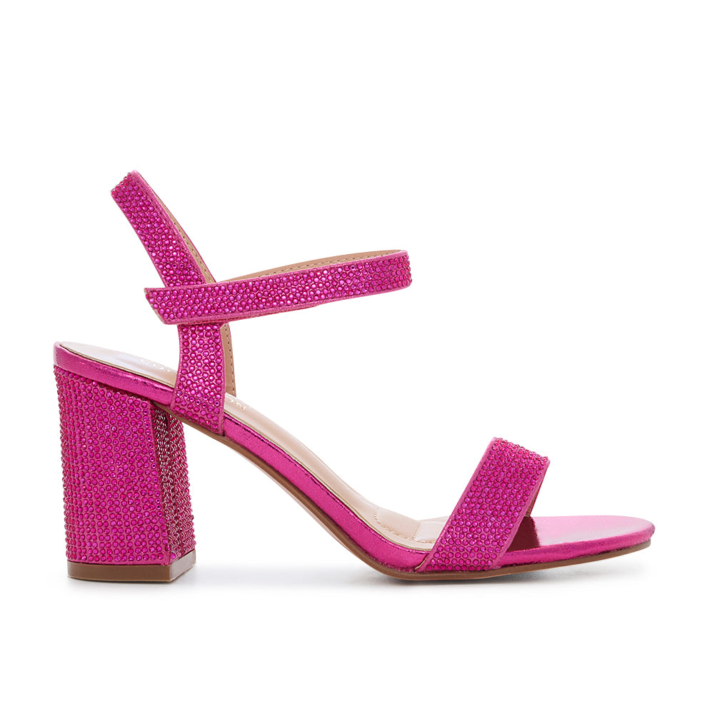 Metallic Pink Heels - High Heel Sandals - Strappy High Heels - Lulus