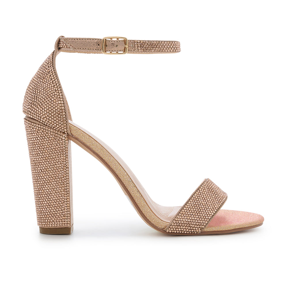 Terrazzo Suede High-Heel Sandal | Banana Republic