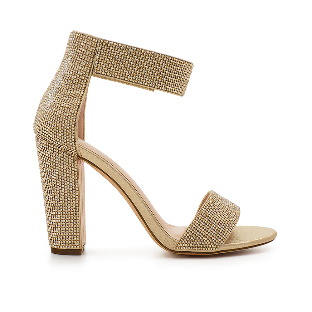 Block Heel De Blossom Collection Sandals Wholesale Wedding Shoes