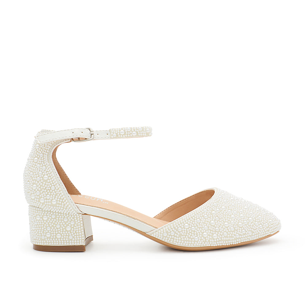 Wholesale Wedding Low Heel Shoes | Ankle Strap Dress Low