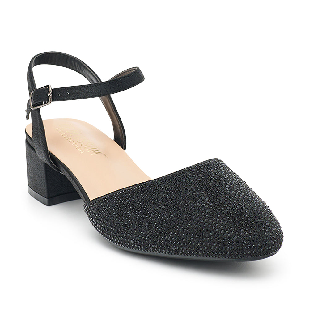 black dress low heel shoes Womens Strappy Accent your outfits with these versatile shoes Miluxas Women Low Heel Dress