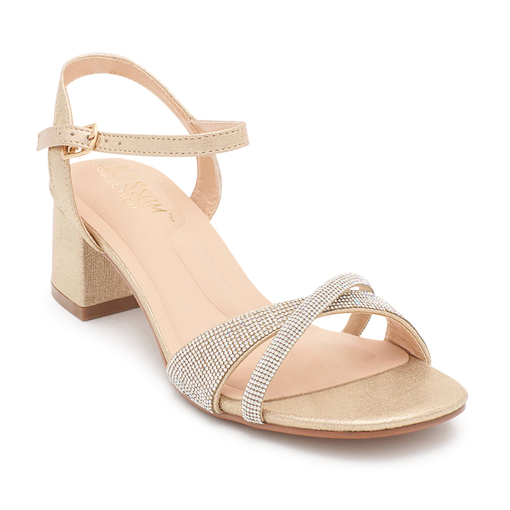 Wholesale Wedding Low Heel Shoes | Ankle Strap Dress Low