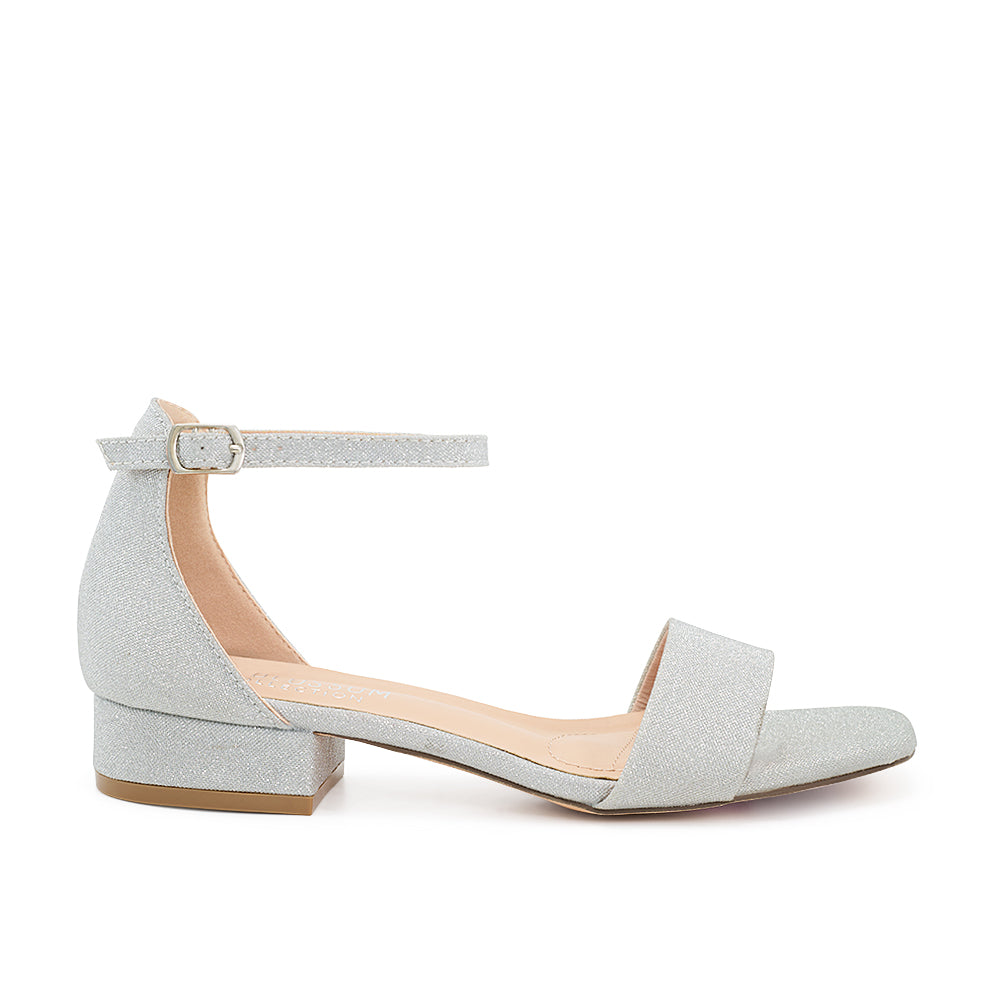 Emma - Wide Fit Pearl Detail Wedding Sandals | Rainbow Club