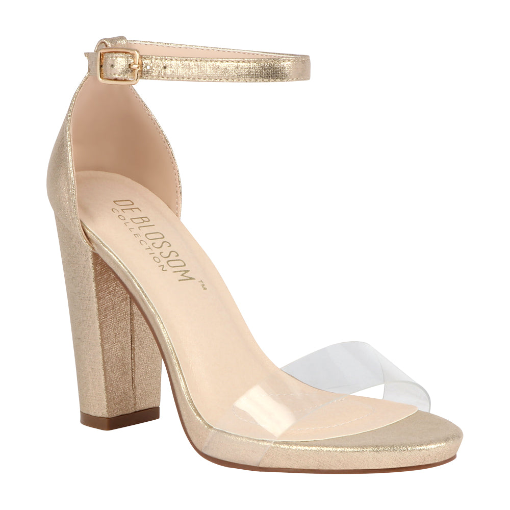 Clear on sale mid heels